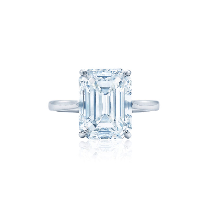 Emerald Cut Diamond Engagement Ring